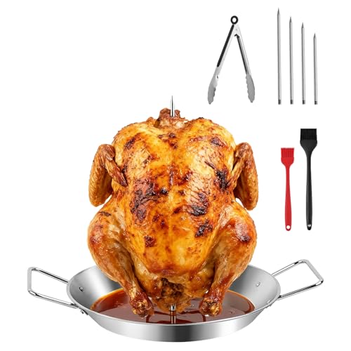 10-Inch Stainless Steel Shawarma Skewer Stand