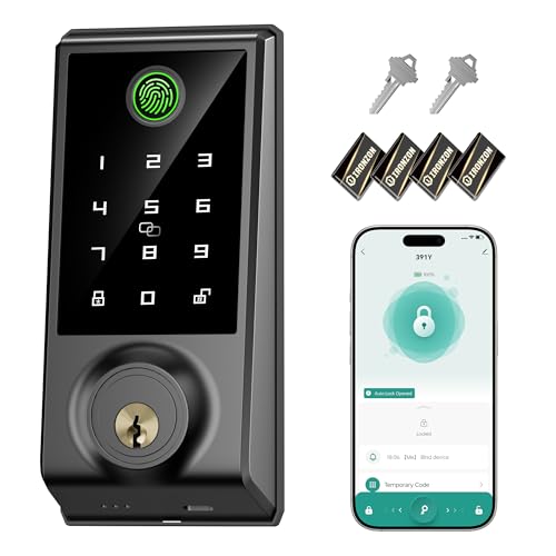 Keyless Entry Smart Door Lock with Keypad and App