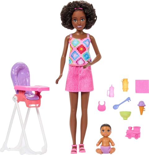 Barbie Skipper Babysitters Doll High Chair Playset