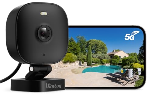 VIMTAG 4MP Wired Outdoor Security Camera with Spotlight