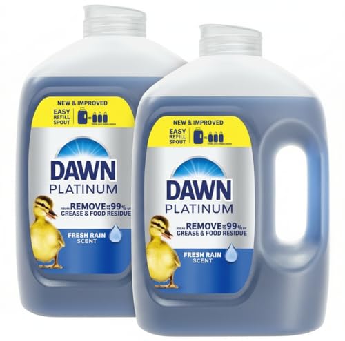2 Pack Dawn Platinum Dishwashing Liquid Refill Jugs