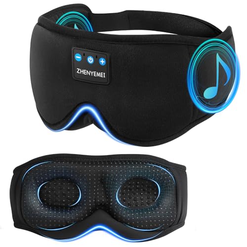 Bluetooth 3D Sleep Mask with Wireless Headphones