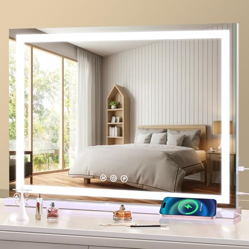 Lighted Vanity Mirror with Dimmable Touch Lighting