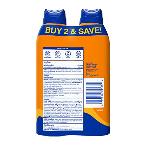 Twin Pack Banana Boat Sport Ultra SPF 30 Sunscreen Spray