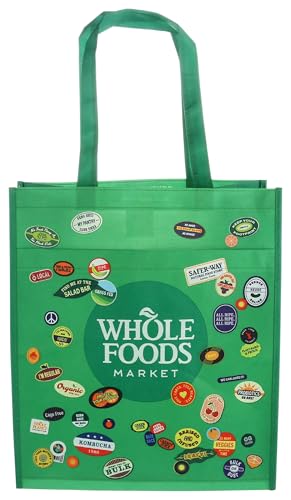 6 Pack Large Reusable Grocery Bags, 7 Gallon