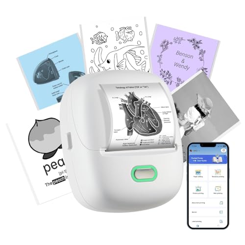 Bluetooth Portable Thermal Sticker Label Printer