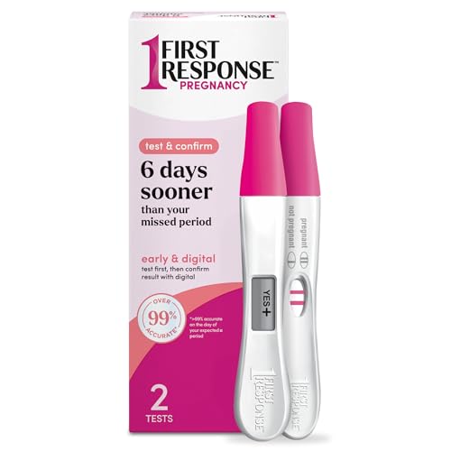 2 Pack FIRST RESPONSE Pregnancy Test & Confirm Kit