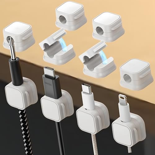 10 Pack Magnetic Cable Clips Wire Organizer Holder