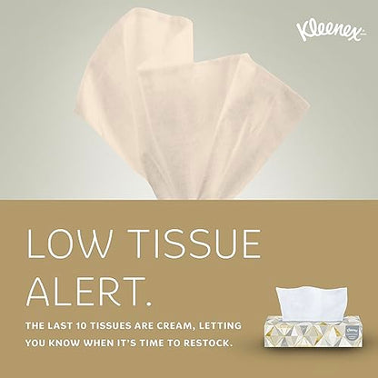 Kleenex® Professional Facial Tissues, Bulk (03076), 2-Ply, White, Flat Facial Tissue Boxes for Business, Convenience Case (125 Tissues/Box, 12 Boxes/Case, 1,500 Tissues/Case)