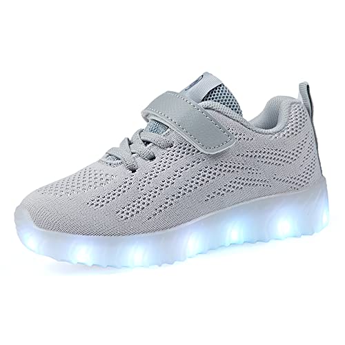 Kids Light Up LED Sneakers USB Rechargeable Breathable