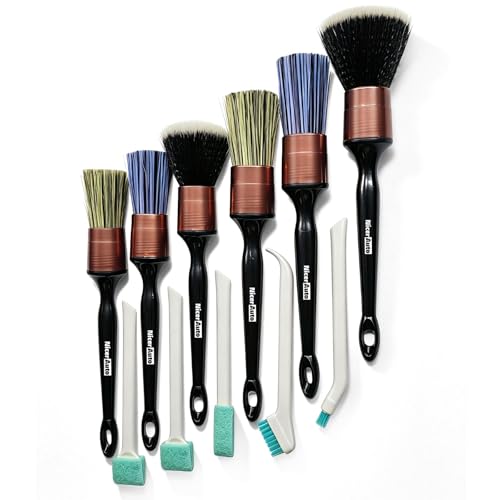11 Piece Car Detailing Brush Set