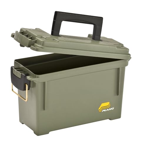 Plano Lockable Ammo Storage Box with Carry Handle