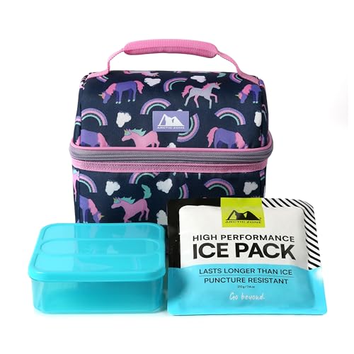 Kids Insulated Lunch Box with Ice Pack and Container