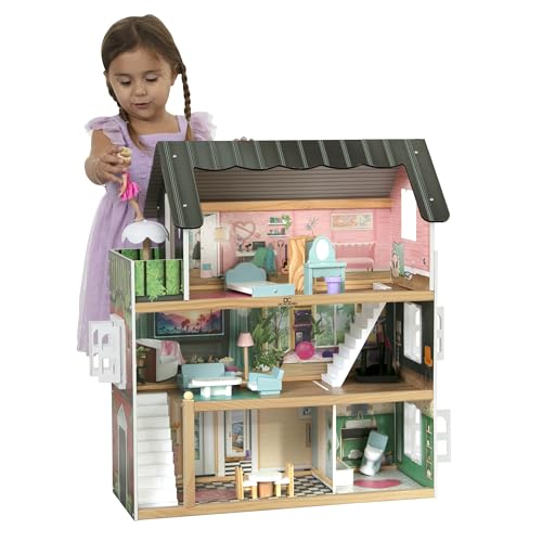 Delta Children 3-Story Dollhouse with Accessories