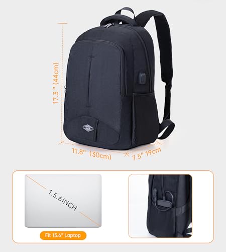 Zecti Travel Laptop Backpack with USB Charging