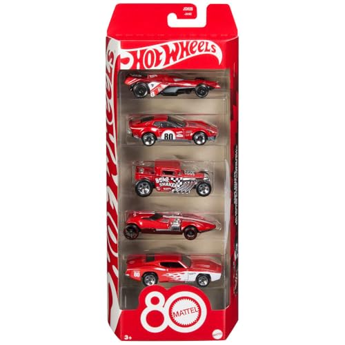 5 Pack Hot Wheels 1:64 Scale Toy Cars
