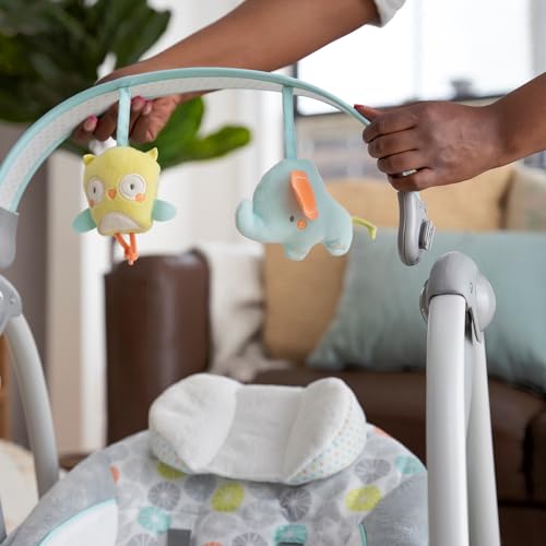 Ingenuity 5-Speed Portable Baby Swing with Toys