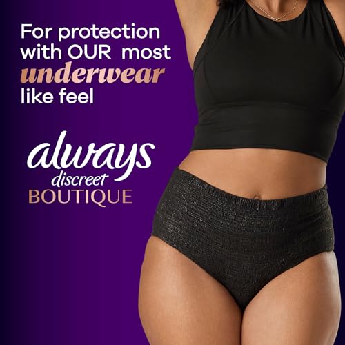 Always Discreet 76 Count Incontinence Underwear for Women