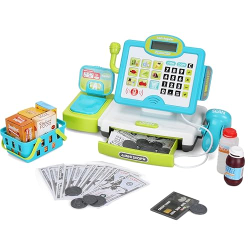 45 Piece Pretend Play Cash Register Toy