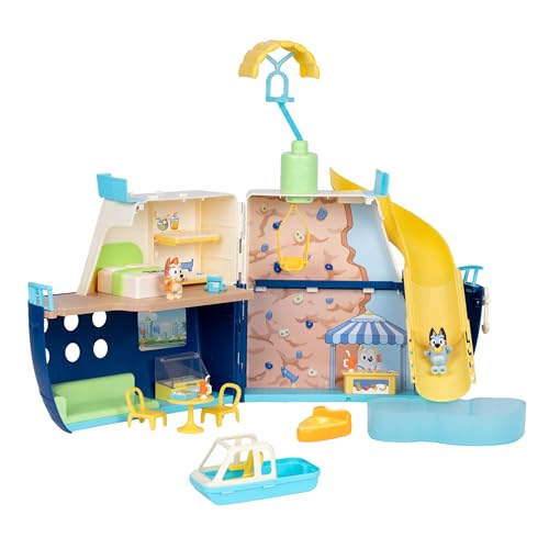 Bluey Cruise Ship Playset with Figures and Accessories