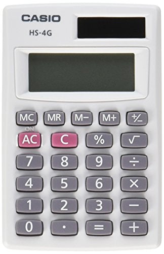 Casio HS-4G Standard Function Calculator for Students