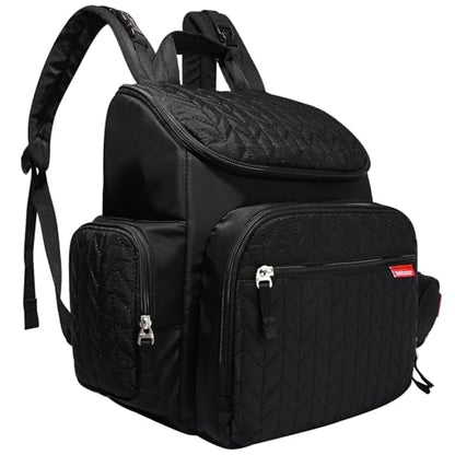 Bebamour Diaper Backpack with Changing Pad & Insulated Bag