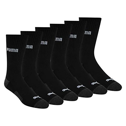 6 Pack PUMA Cushioned Crew Socks