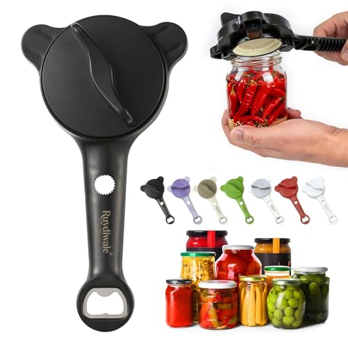 4-in-1 Adjustable Jar Opener for Weak Hands