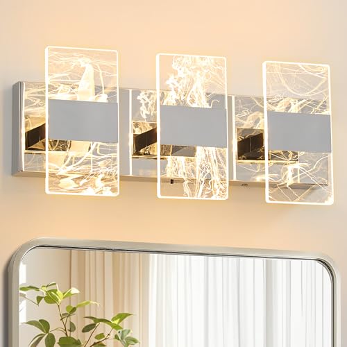 3-Light LED Bathroom Vanity Light Fixture Adjustable