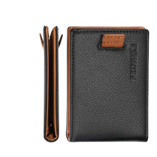 RFID Blocking Slim Bifold Vegan Leather Wallet Men