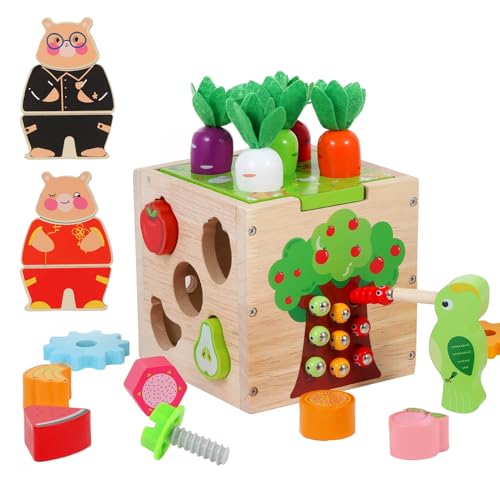 Wooden Montessori Fine Motor Skills Toy for Toddlers