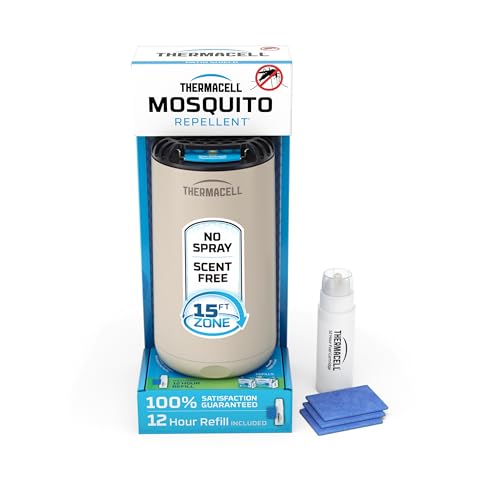 Thermacell Patio Shield Mosquito Repeller with 12-Hour Refill