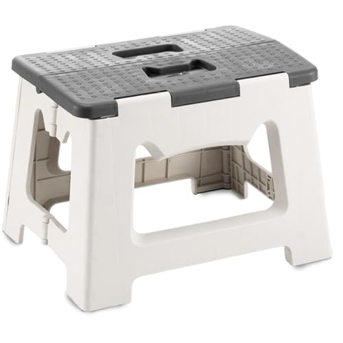 Folding Step Stool Lightweight Plastic for Kids and Adults