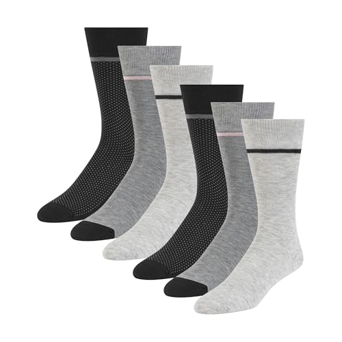 6 Pack Ted Baker Solid Crew Dress Socks
