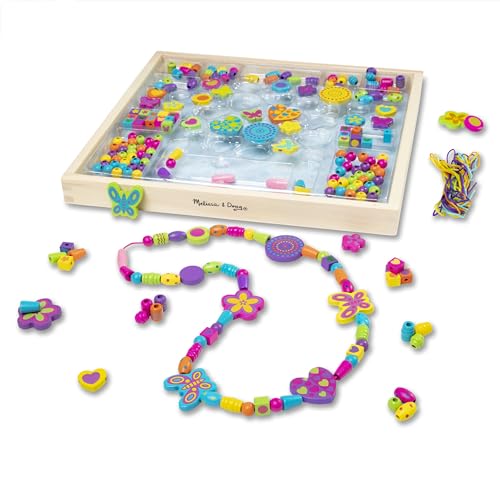 Melissa & Doug Wooden Bead Jewelry Making Kit