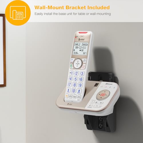 AT&T Bluetooth Cordless Phone with Answering Machine