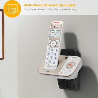 AT&T Bluetooth Cordless Phone with Answering Machine