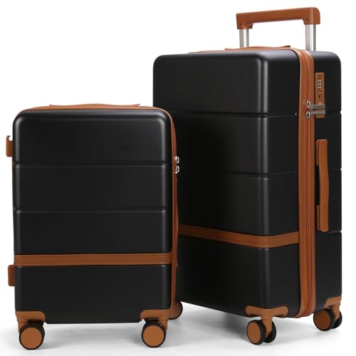2 Piece Hardshell Spinner Luggage Set with TSA Lock