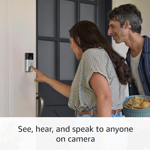 Ring Battery Doorbell with Two-Way Talk & Motion Alerts