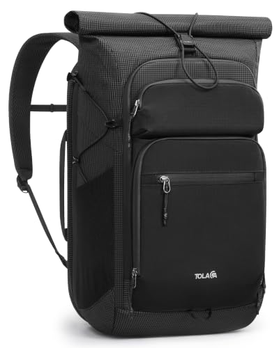 32L Rolltop Travel Backpack with 15.6" Laptop Sleeve