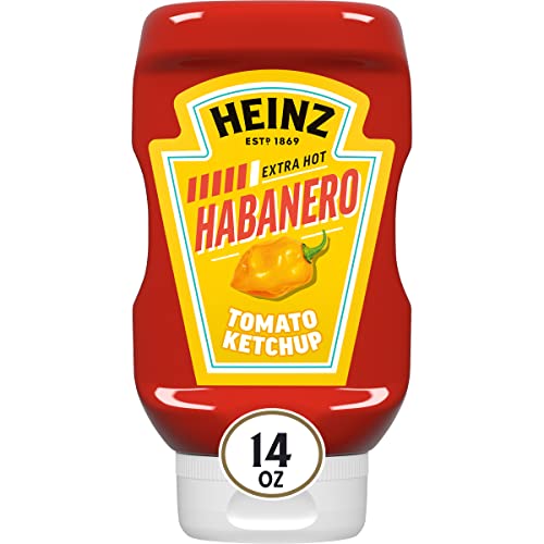 Heinz Habanero Tomato Ketchup Squeeze Bottle 14 oz