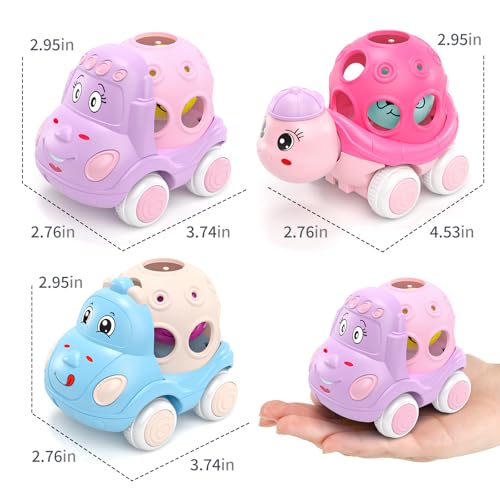 Push and Go Toy Cars for Toddlers 1-3