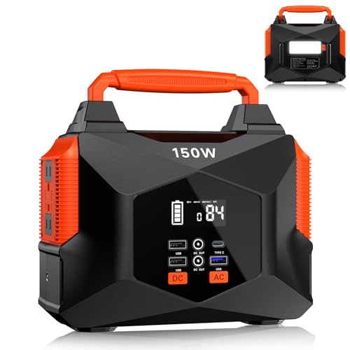 150Wh Portable Power Station Generator for Camping Emergency