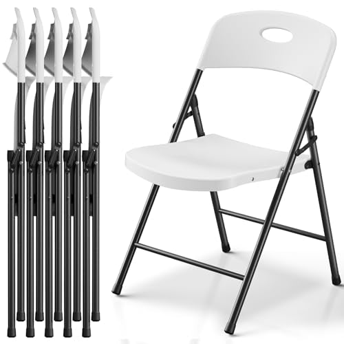 6 Pack Heavy Duty Folding Chairs