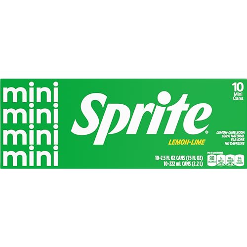 10 Pack Sprite Lemon Lime Soda 7.5 fl oz
