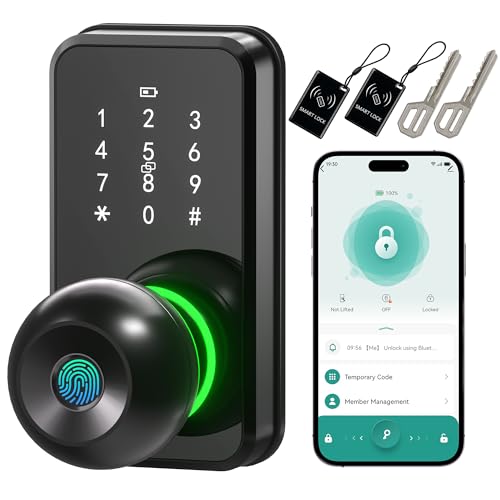 Fingerprint Keypad Keyless Entry Front Door Lock