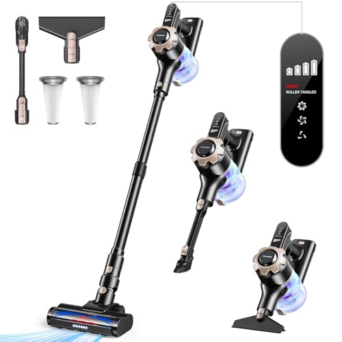 Cordless Stick Vacuum Cleaner, 8-in-1 Lightweight Rechargeable
