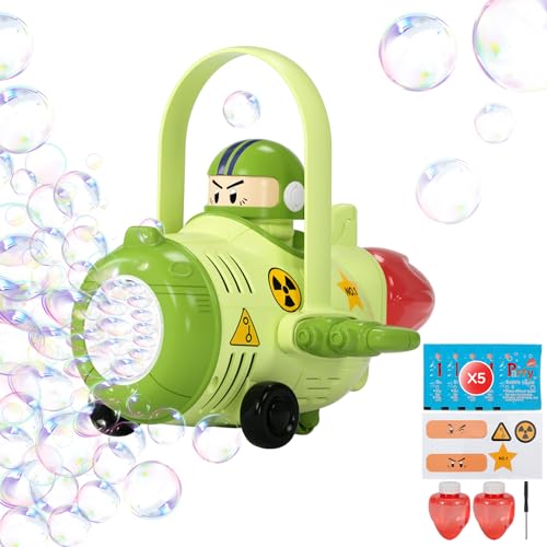 Bubble Machine Gun Airplane Toy for Kids Outdoor Fun