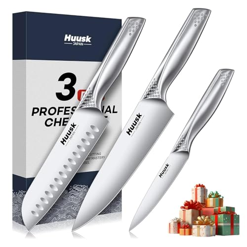 3 Piece Ultra Sharp Japanese Stainless Steel Knife Set