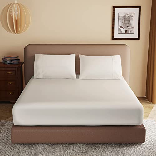 600 Thread Count Deep Pocket Cotton Fitted Sheet